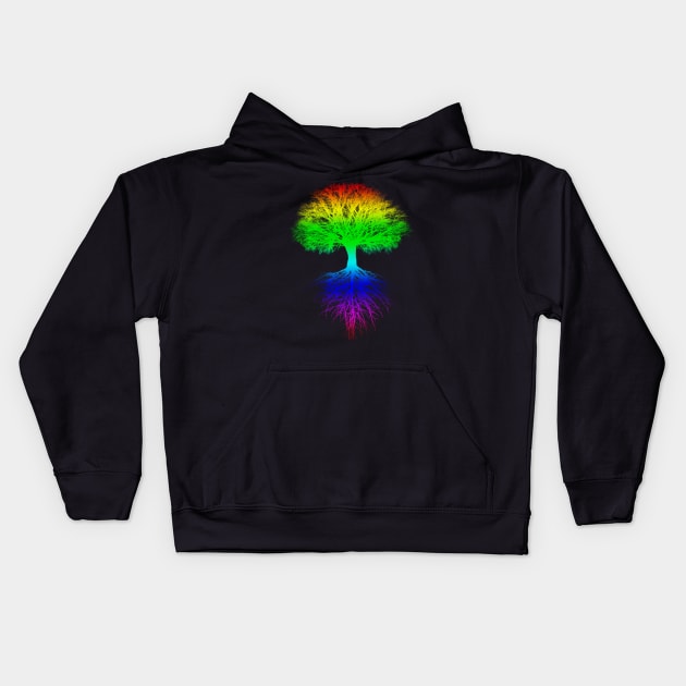 Sunshine, Lollypops and Rainbows Kids Hoodie by wanungara